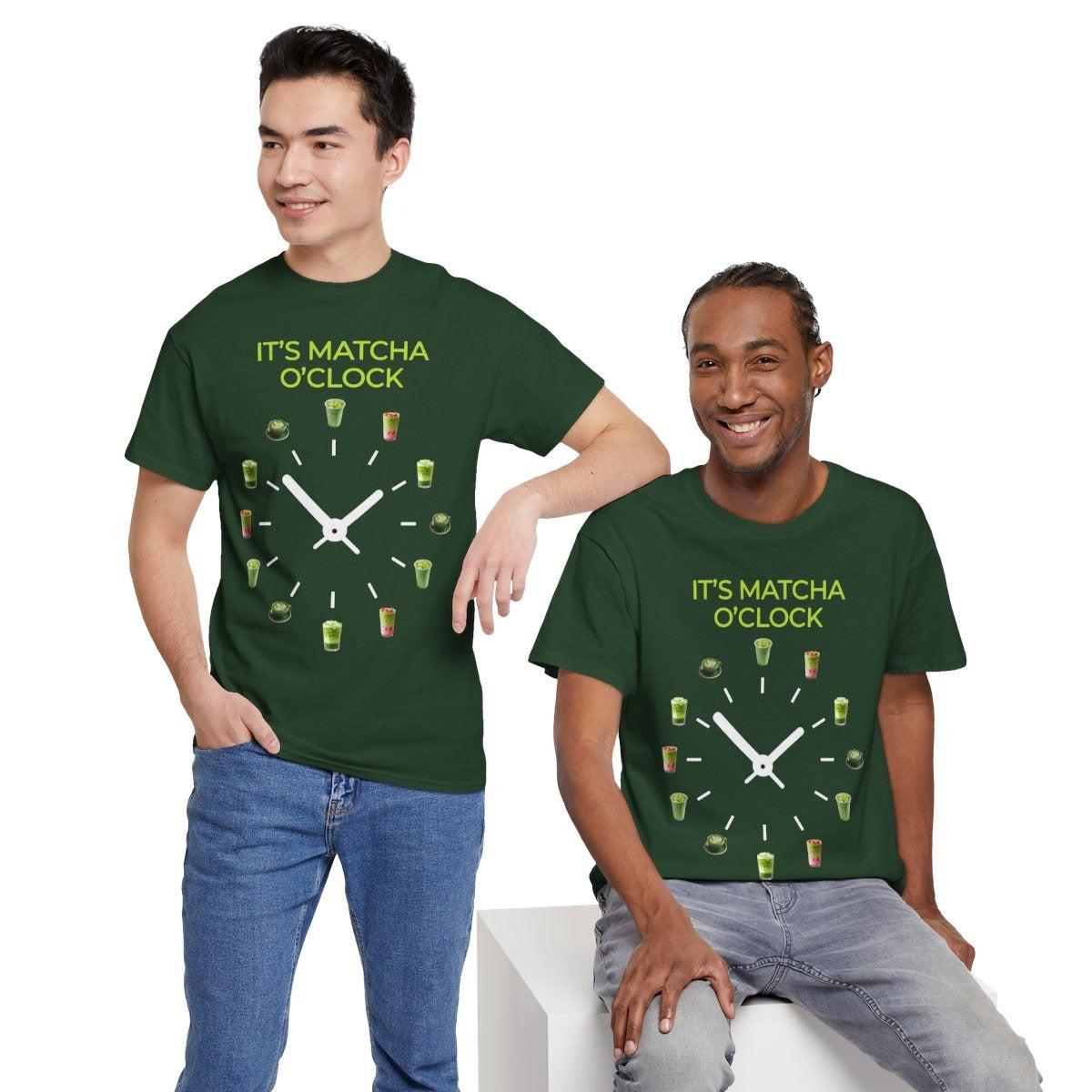 MATCHA O'CLOCK - Drinks (Basic Tee)