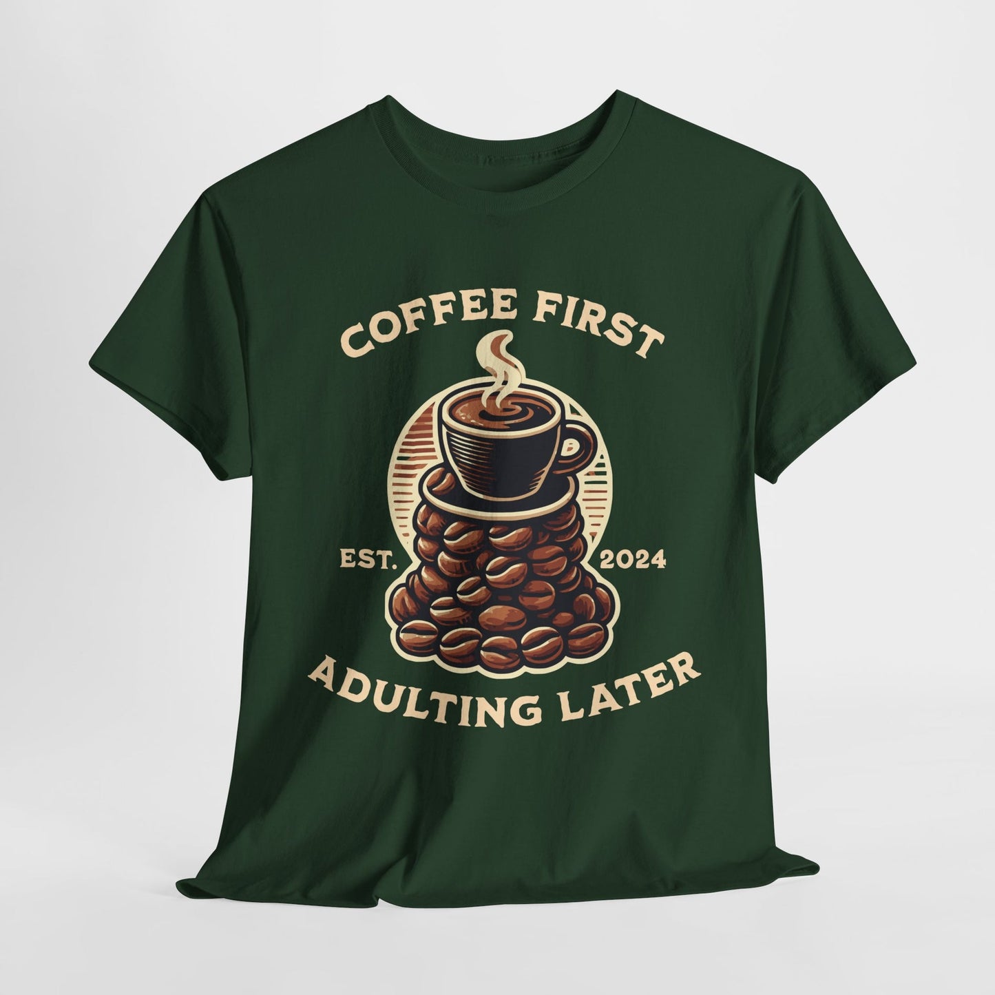 ORANGE AMERICANO - Coffee (Basic Tee)