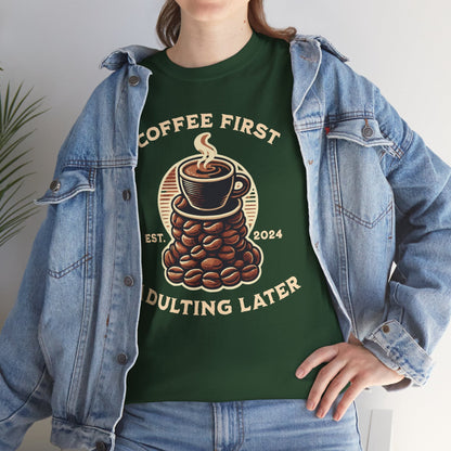 ORANGE AMERICANO - Coffee (Basic Tee)
