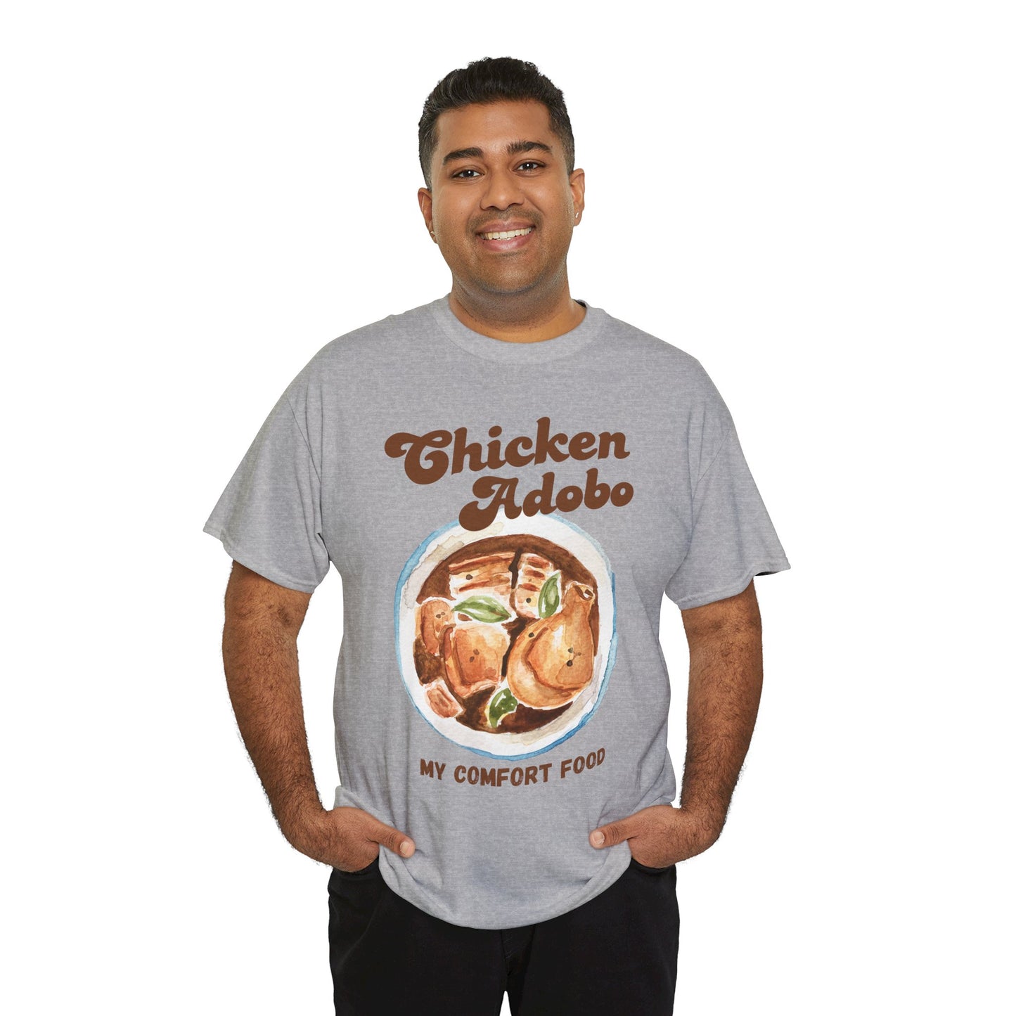 CHICKEN ADOBO 1 - Filipino Food (Basic Tee)
