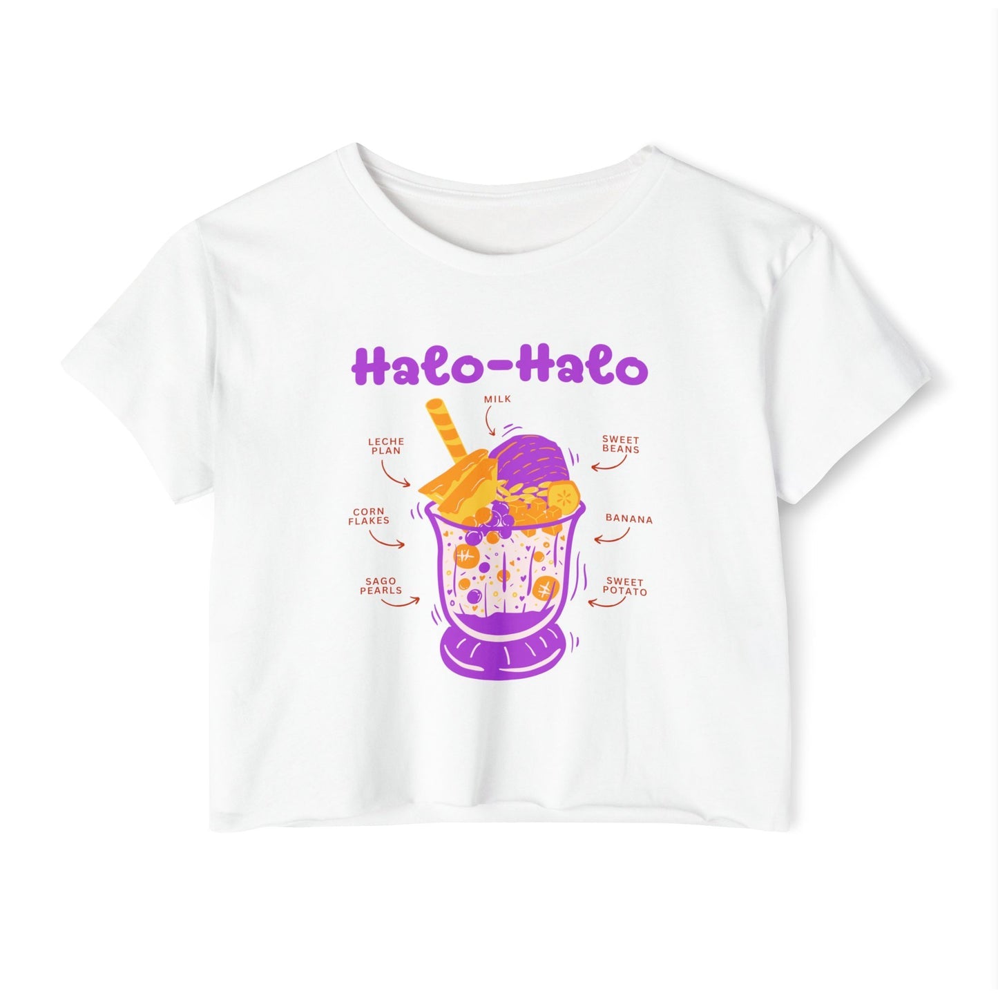 KANTO HALO-HALO - Filipino Food (Crop Top)