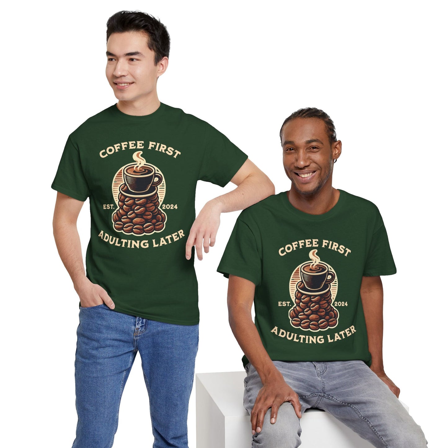 ORANGE AMERICANO - Coffee (Basic Tee)