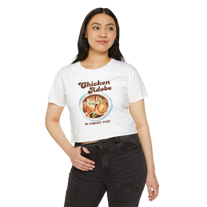CHICKEN ADOBO 1 - Filipino Food (Crop Top)