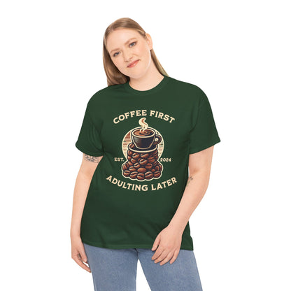 ORANGE AMERICANO - Coffee (Basic Tee)