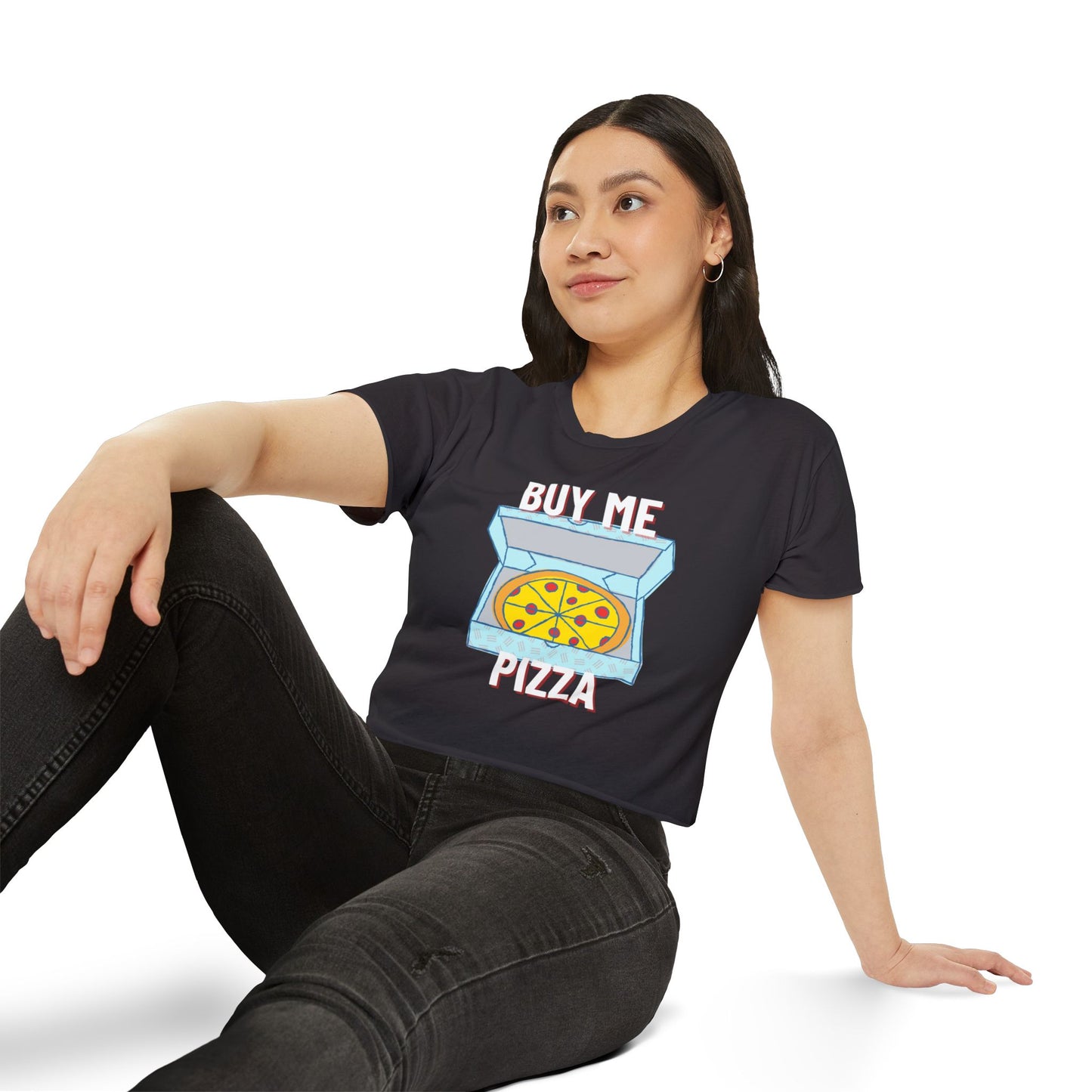 CHICKEN ALFREDO - Pizza (Crop Top)