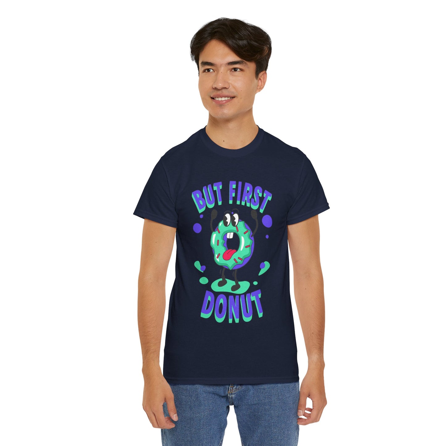 VANILLA FROSTED DONUT - Dessert (Basic Tee)