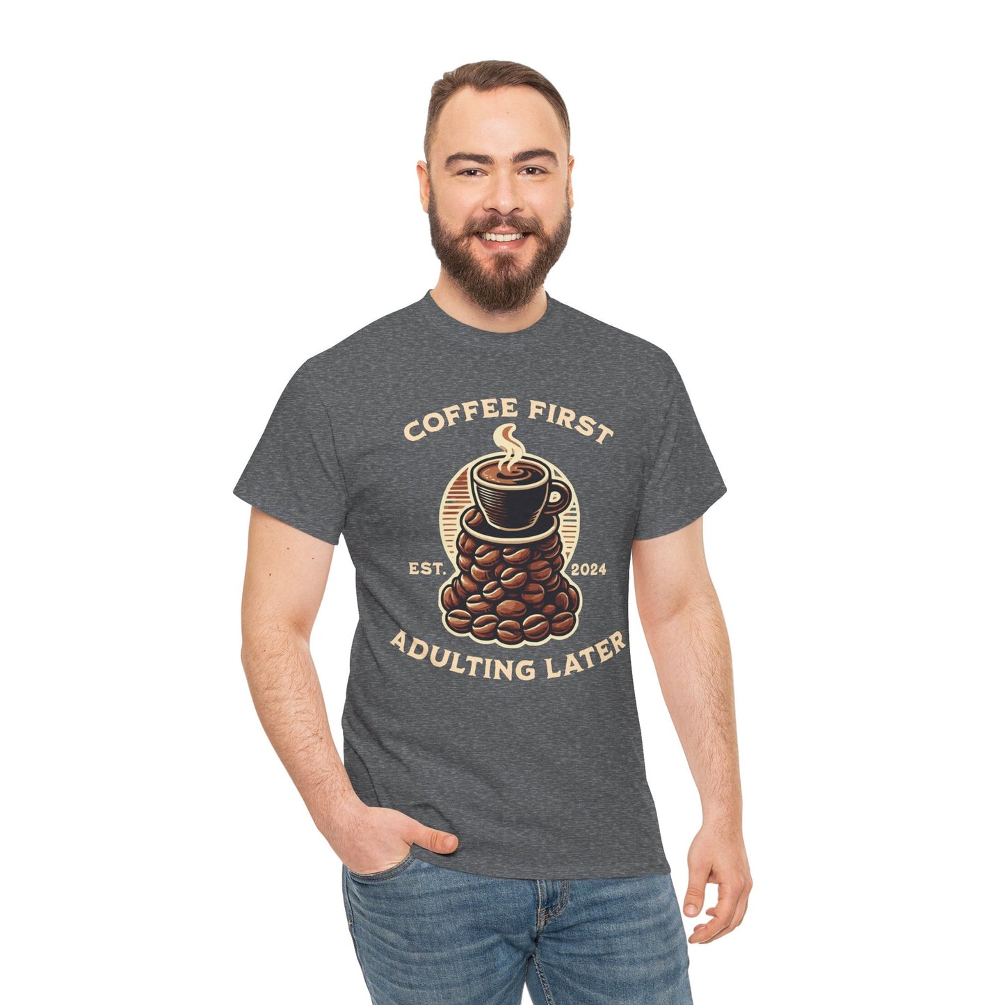 ORANGE AMERICANO - Coffee (Basic Tee)