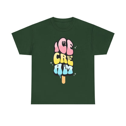 COTTON CANDY ICE CREAM - Dessert (Basic Tee)