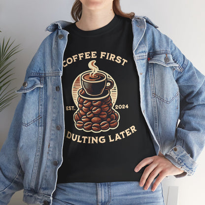 ORANGE AMERICANO - Coffee (Basic Tee)