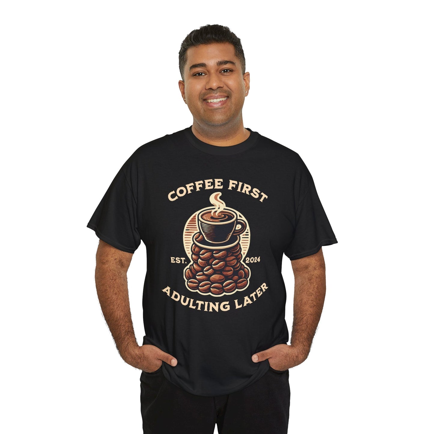 ORANGE AMERICANO - Coffee (Basic Tee)