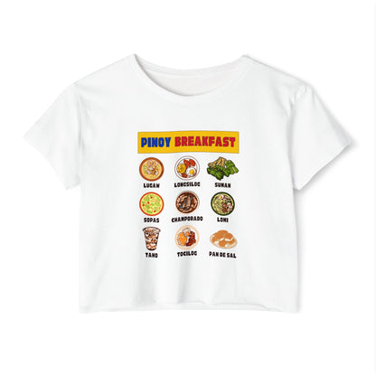 PINOY BREAKFAST - Filipino Food (Crop Top)