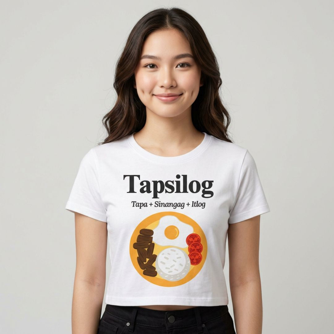 TAPSILOG 3 - Filipino Food (Crop Top)