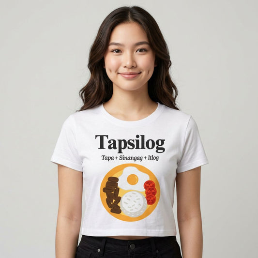 TAPSILOG 3 - Filipino Food (Crop Top)