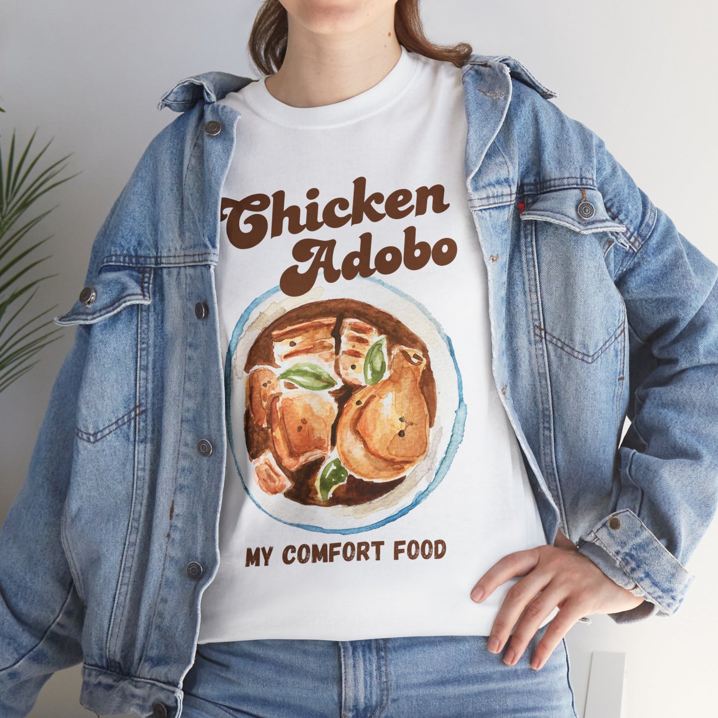 CHICKEN ADOBO 1 - Filipino Food (Basic Tee)