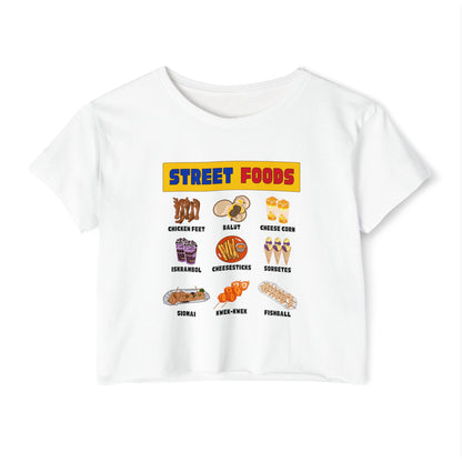 PINOY STREET FOODS 2 - Filipino Food (Crop Top)