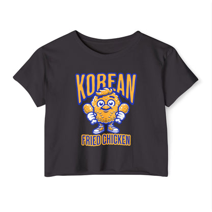 KOREAN FRIED CHICKEN - Korean Food (Crop Top)
