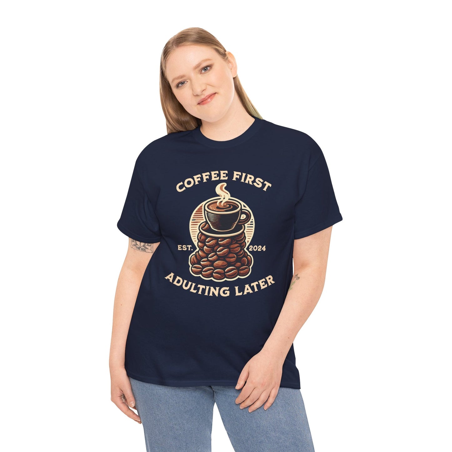 ORANGE AMERICANO - Coffee (Basic Tee)