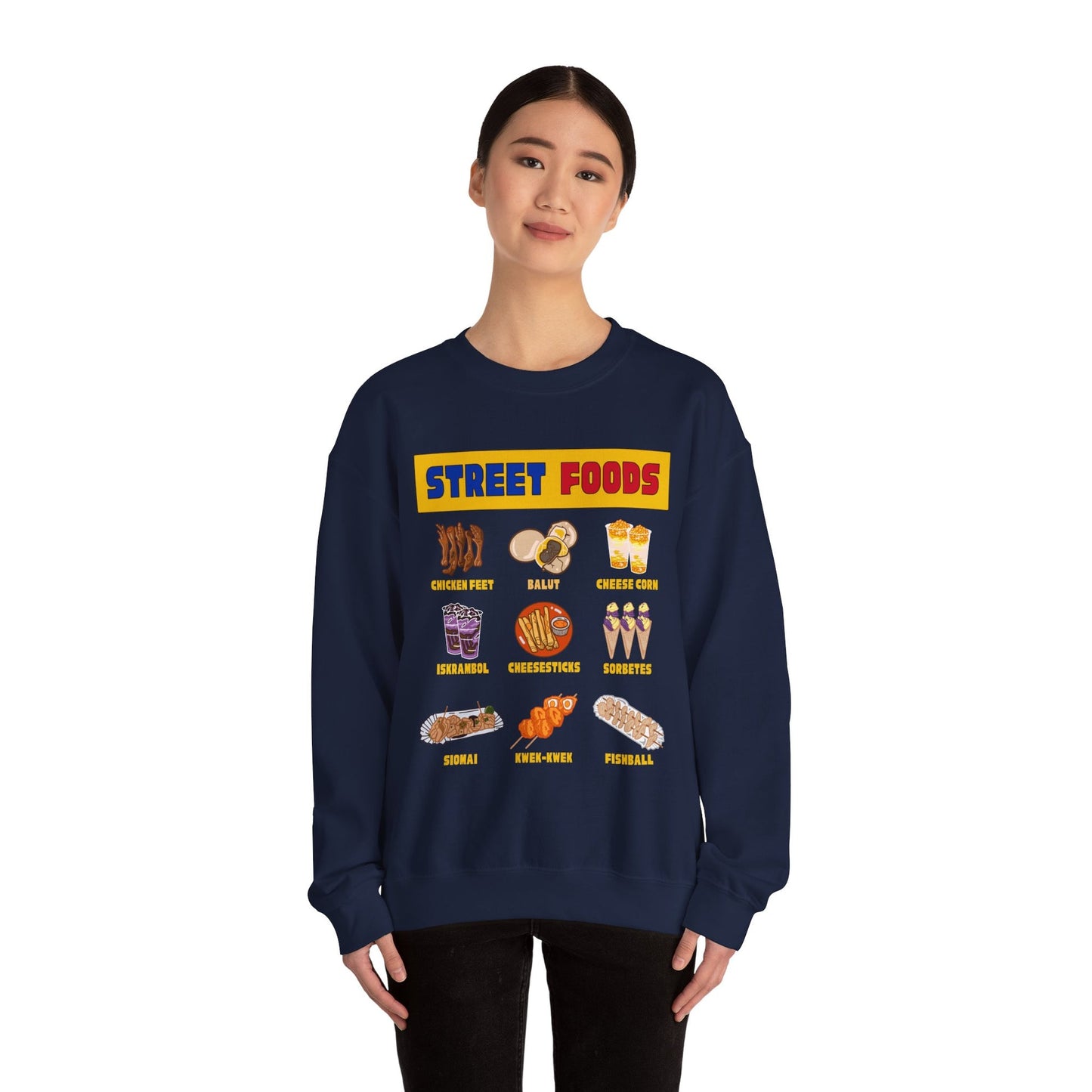 PINOY STREET FOODS  2 - Filipino Food (Sweatshirt)