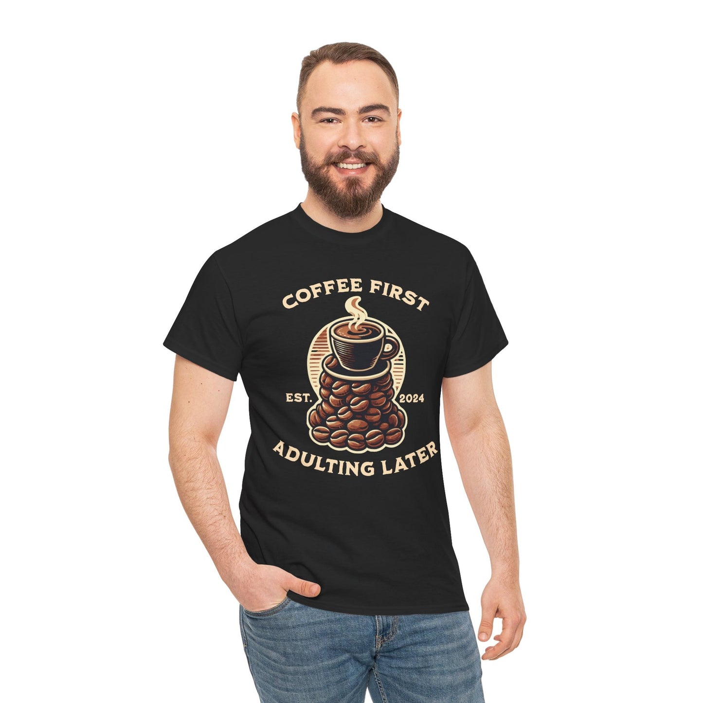 ORANGE AMERICANO - Coffee (Basic Tee)