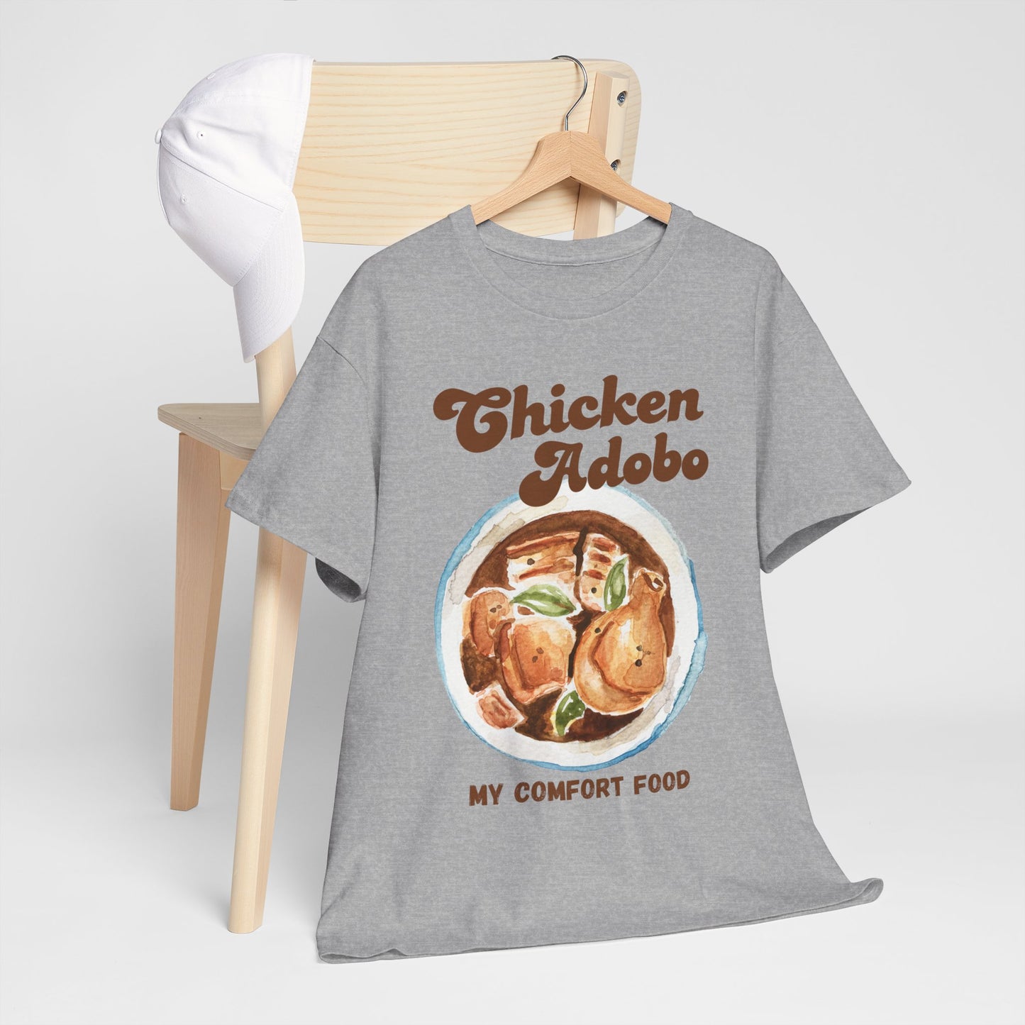 CHICKEN ADOBO 1 - Filipino Food (Basic Tee)