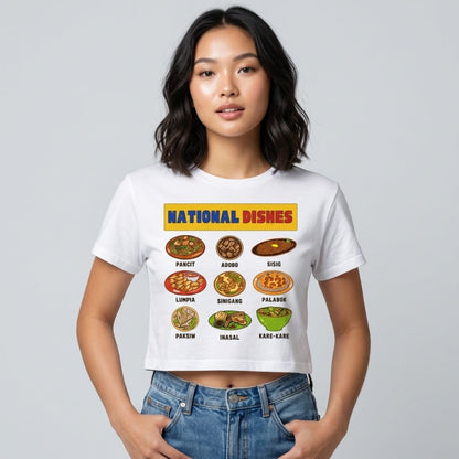 NATIONAL DISHES - Filipino Food (Crop Top)