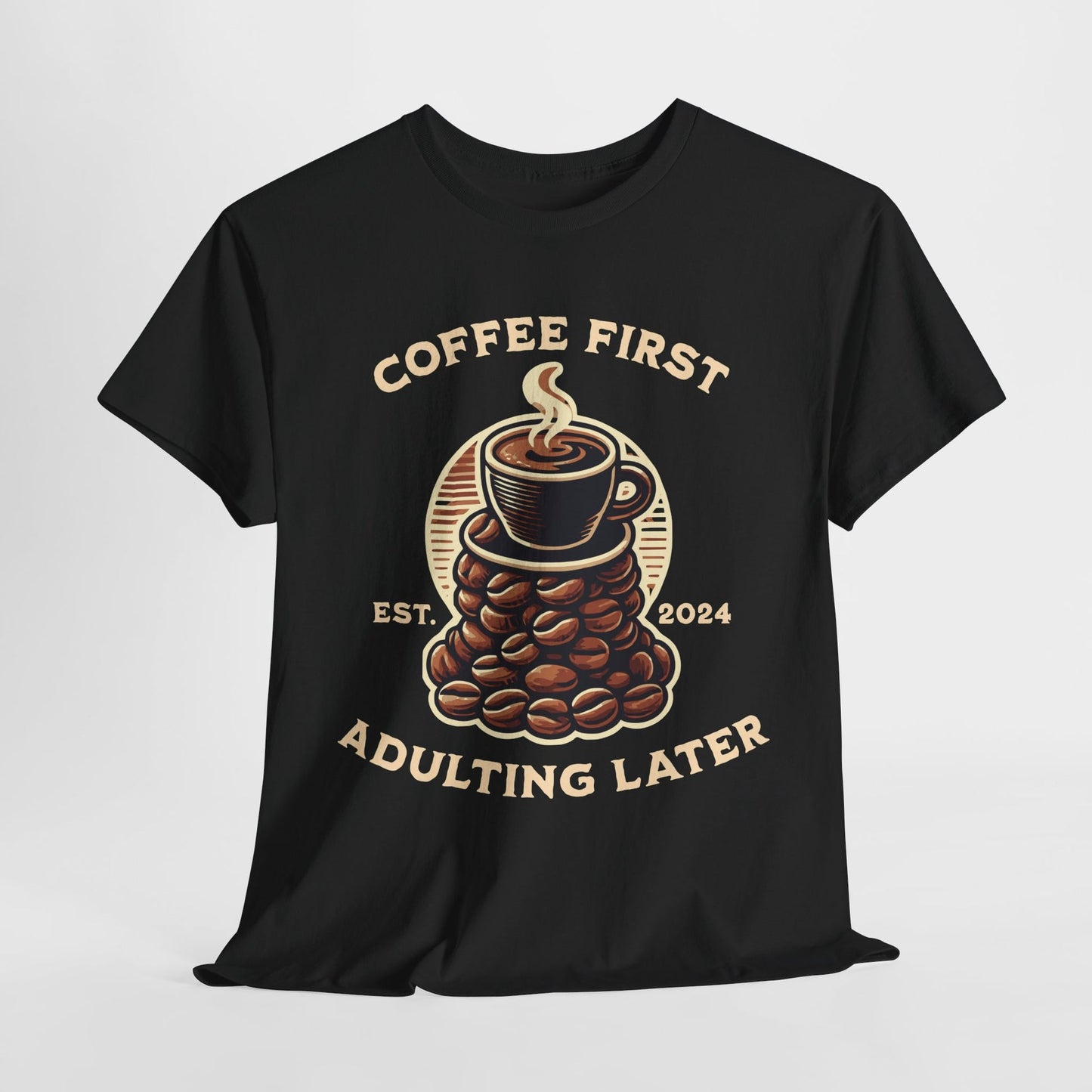 ORANGE AMERICANO - Coffee (Basic Tee)