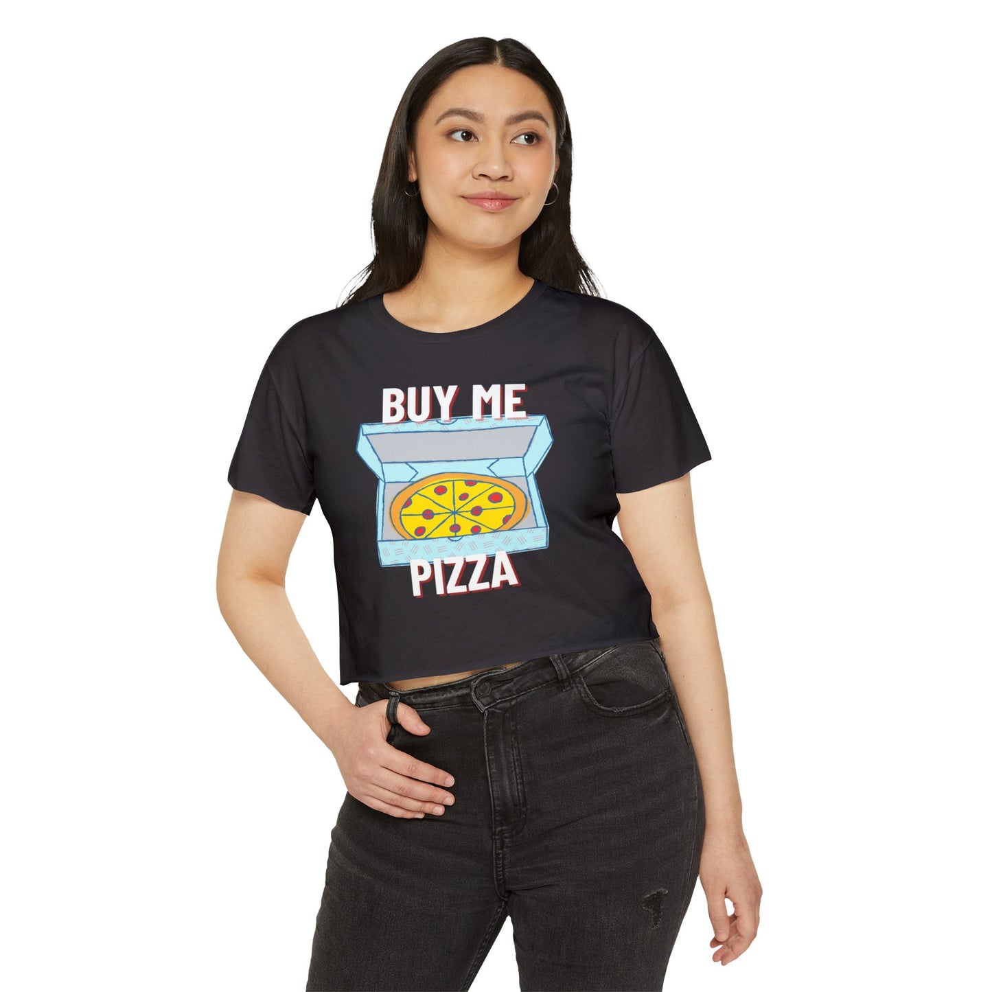 CHICKEN ALFREDO - Pizza (Crop Top)