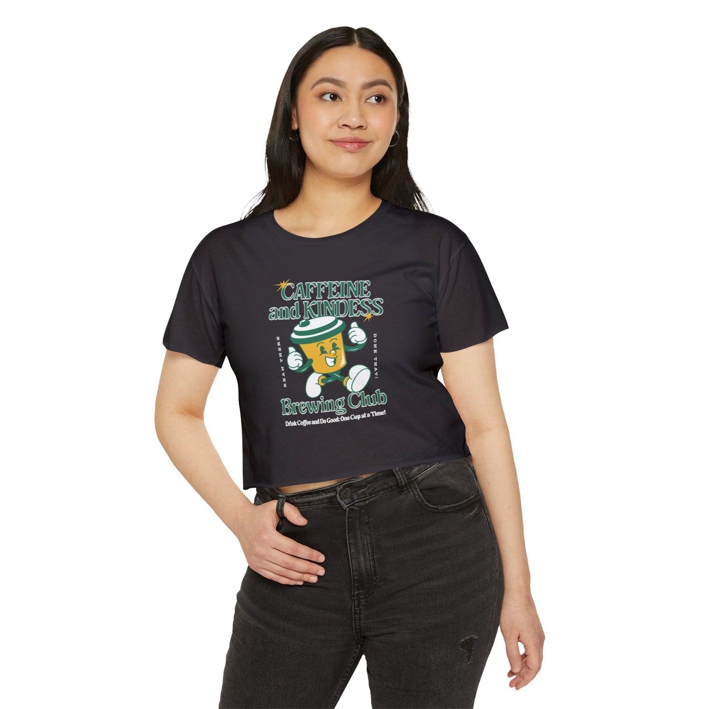 COCONUT ALMOND - Coffee (Crop Top)