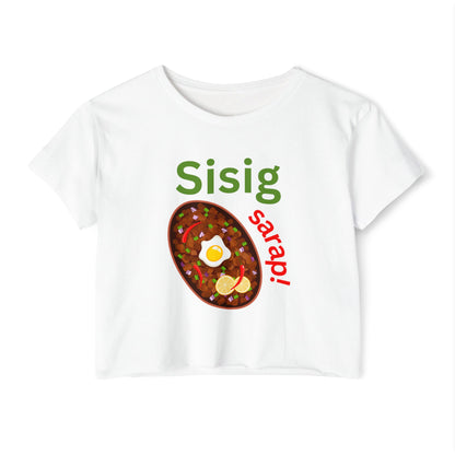 SQUID SISIG - Filipino Food (Crop Top)