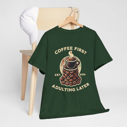 ORANGE AMERICANO - Coffee (Basic Tee)