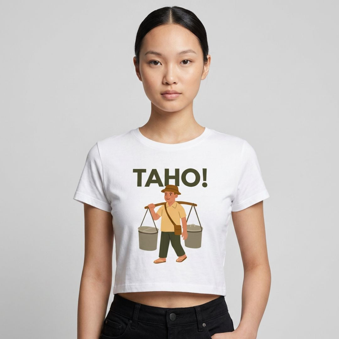 UBE TAHO - Filipino Food (Crop Top)