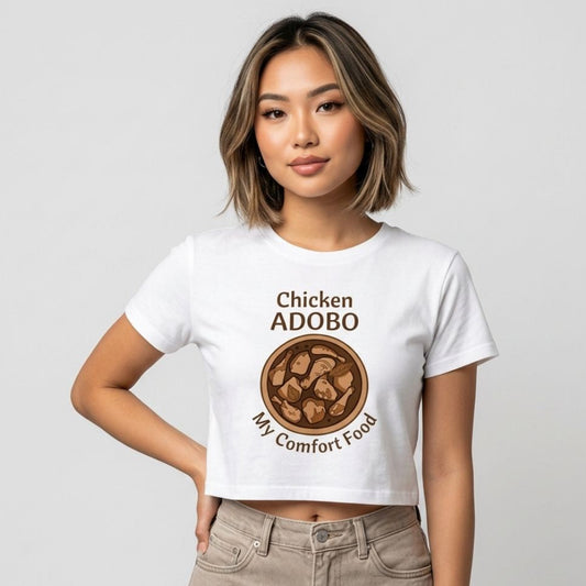 CHICKEN ADOBO 2 - Filipino Food (Crop Top)