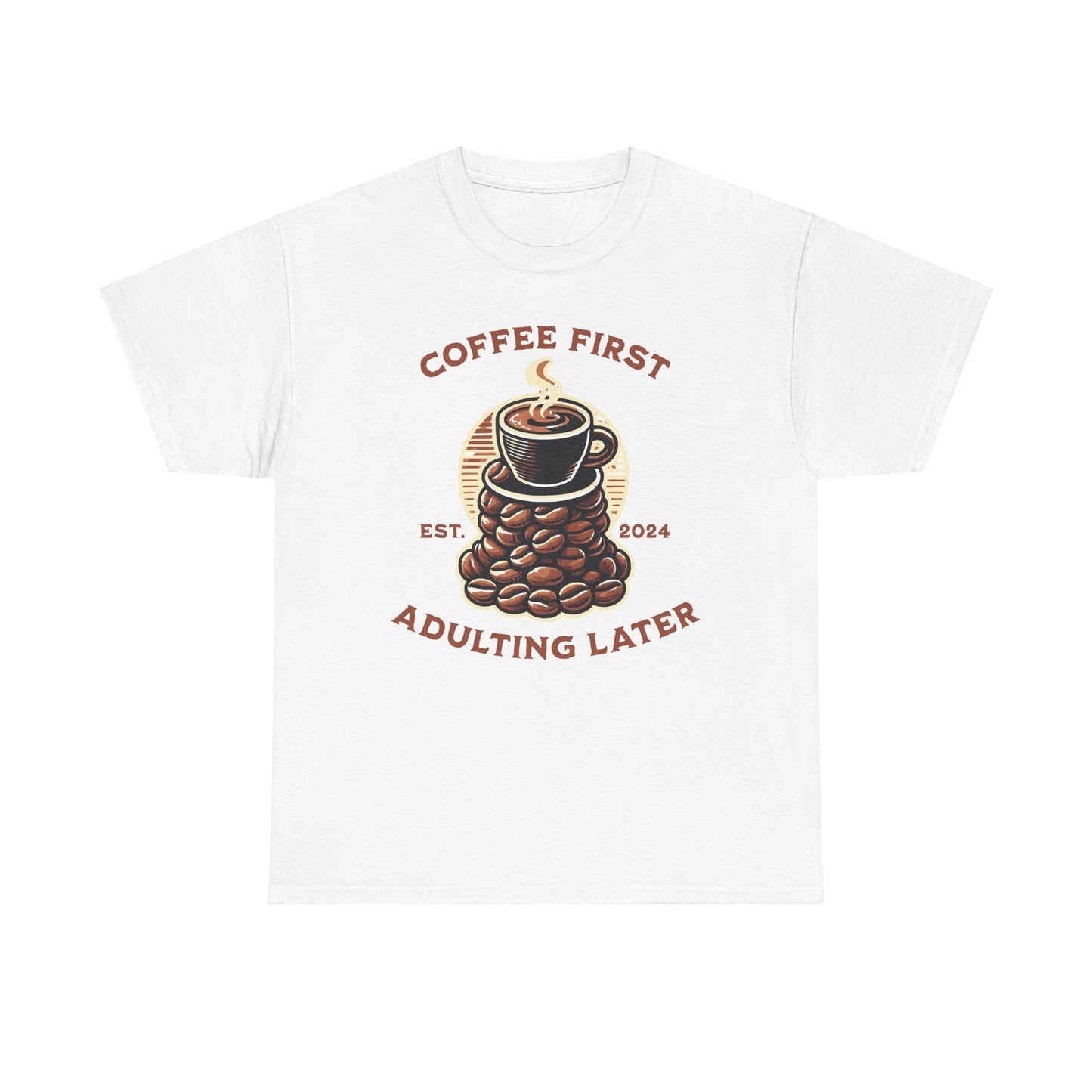 ORANGE AMERICANO - Coffee (Basic Tee)