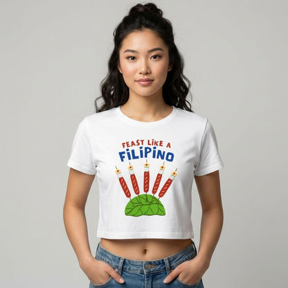 HOTDOG & MARSHMALLOW STICK - Filipino Food (Crop Top)