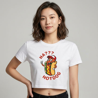 OVERLOAD CHEESE HOTDOG - Filipino Food (Crop Top)