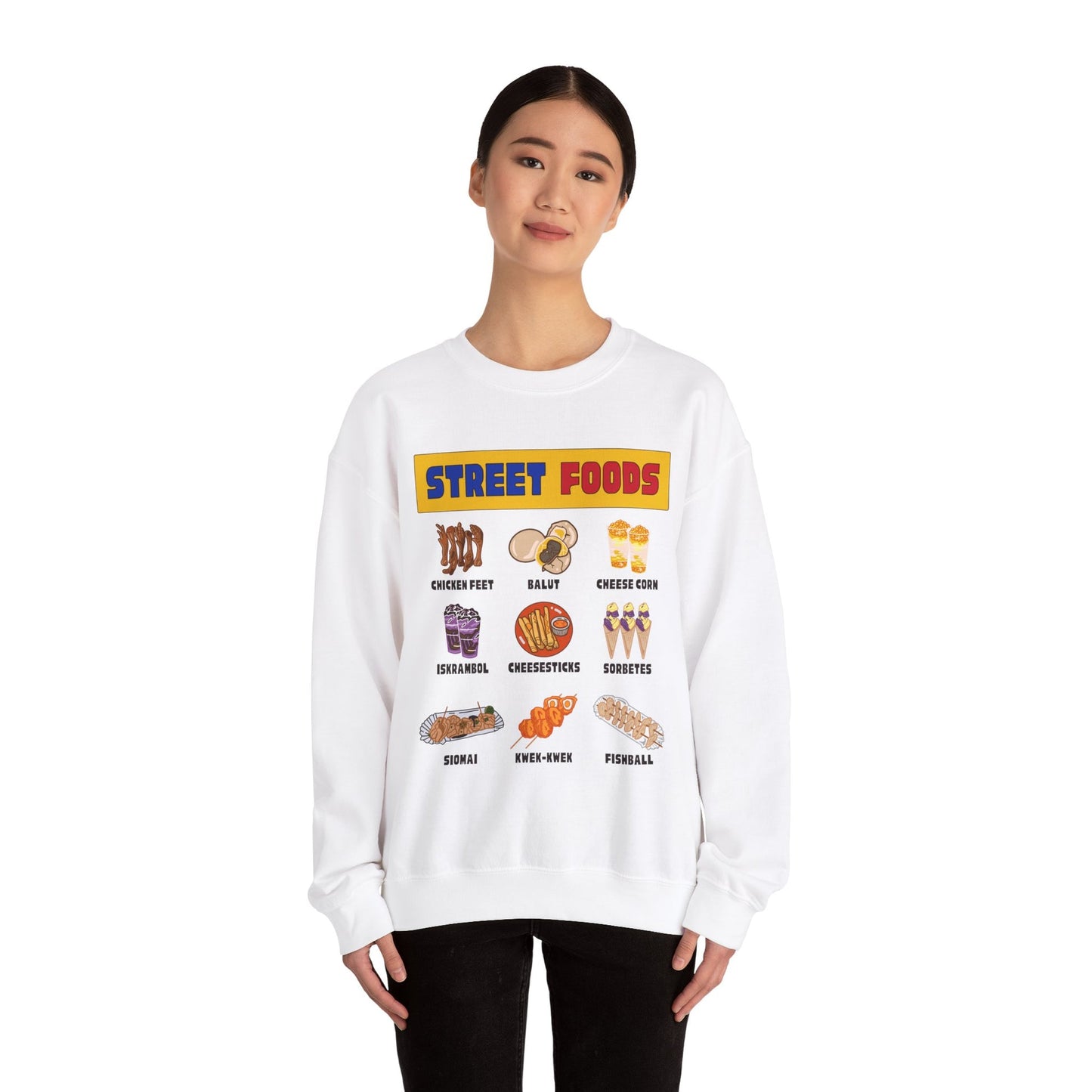 PINOY STREET FOODS  2 - Filipino Food (Sweatshirt)