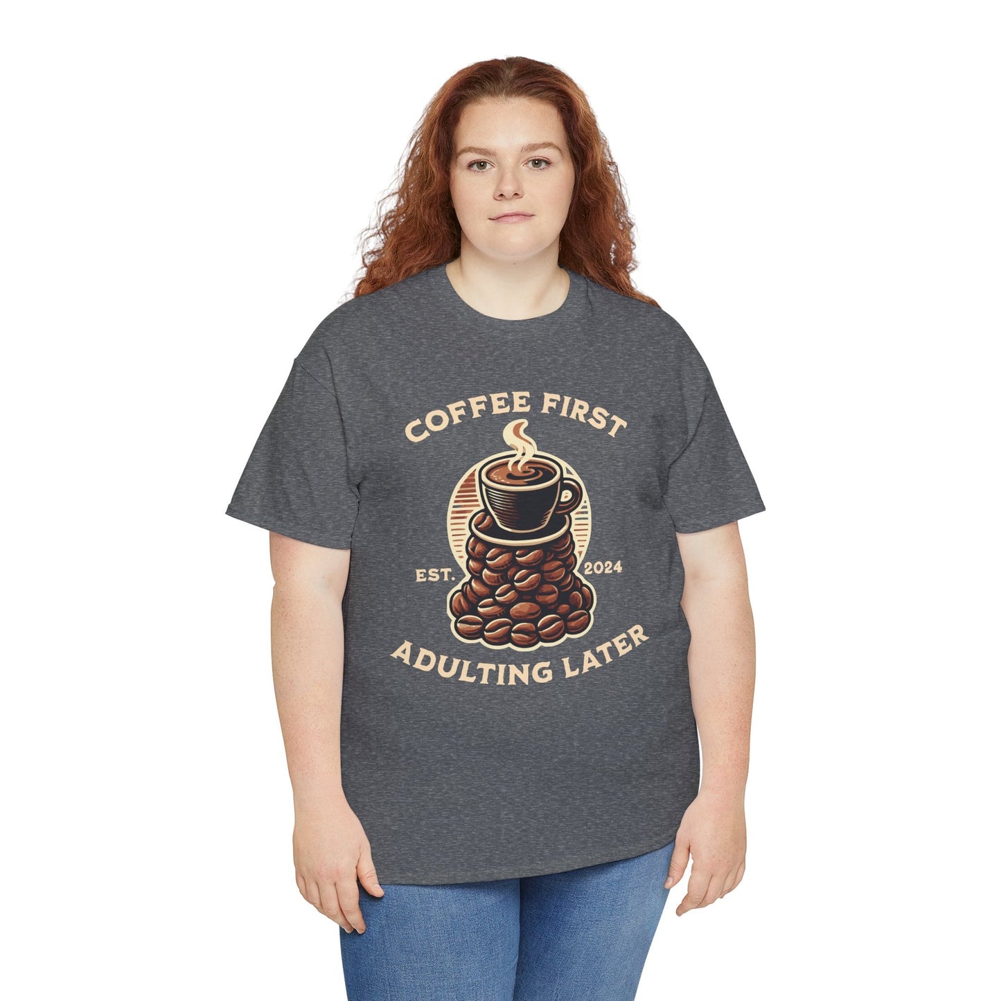 ORANGE AMERICANO - Coffee (Basic Tee)