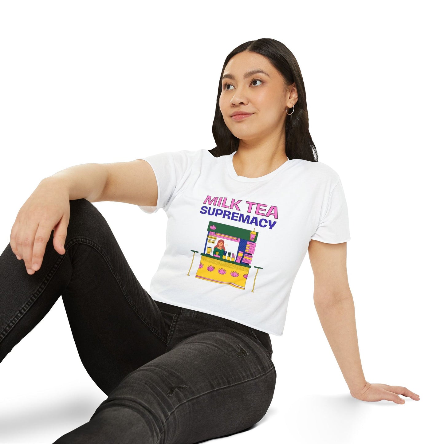 CARAMEL MILK TEA - Drinks (Crop Top)
