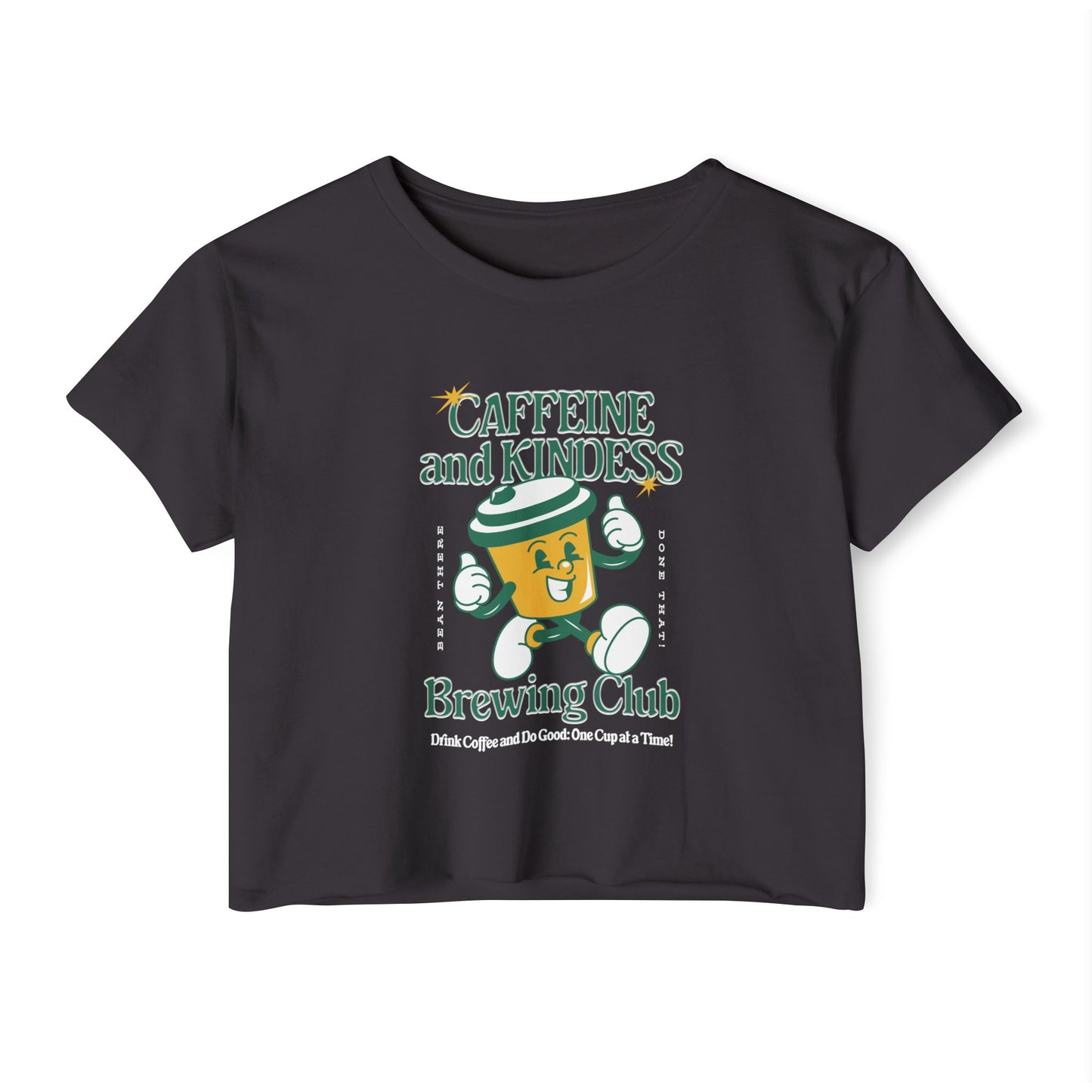 COCONUT ALMOND - Coffee (Crop Top)
