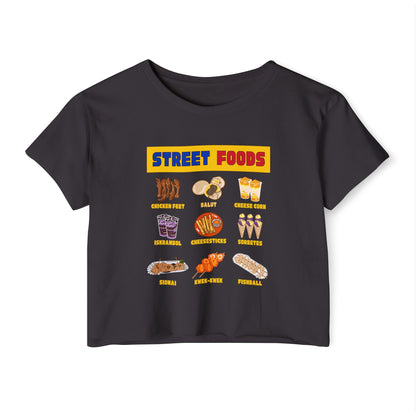 PINOY STREET FOODS 2 - Filipino Food (Crop Top)