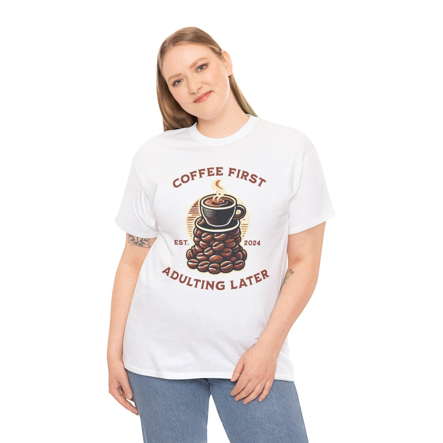 ORANGE AMERICANO - Coffee (Basic Tee)