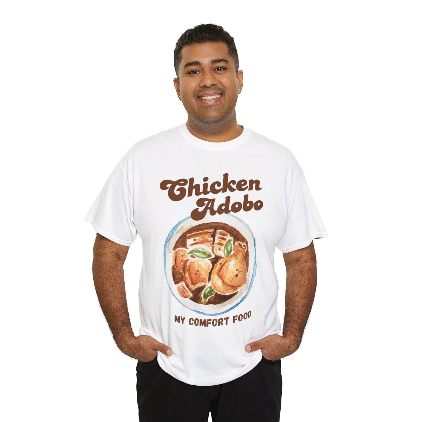 CHICKEN ADOBO 1 - Filipino Food (Basic Tee)
