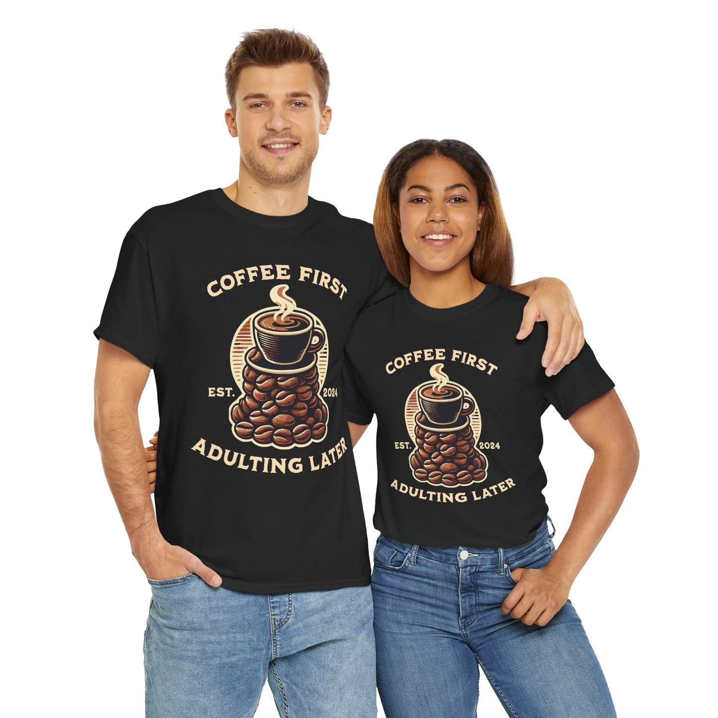 ORANGE AMERICANO - Coffee (Basic Tee)