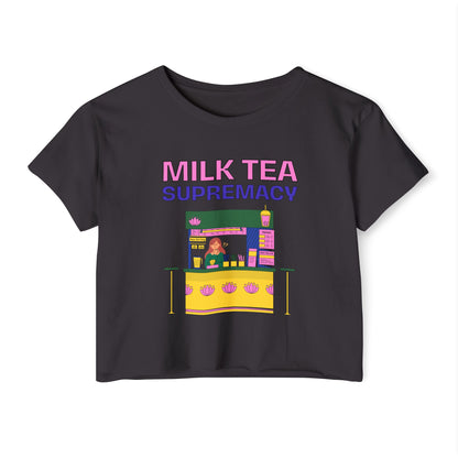 CARAMEL MILK TEA - Drinks (Crop Top)