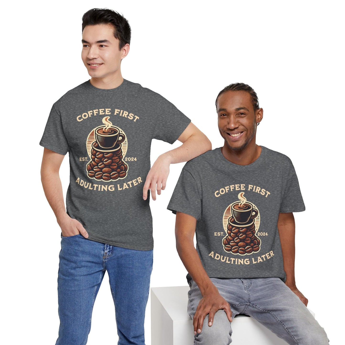 ORANGE AMERICANO - Coffee (Basic Tee)