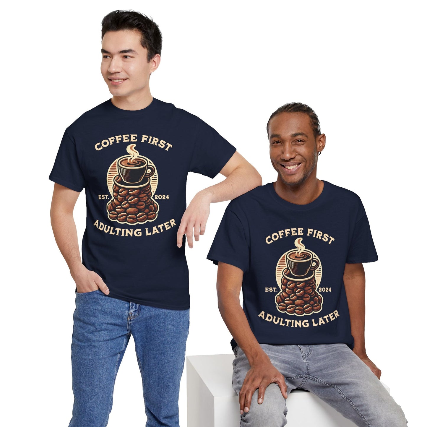 ORANGE AMERICANO - Coffee (Basic Tee)