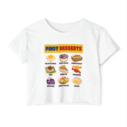 PINOY DESSERTS - Filipino Food (Crop Top)