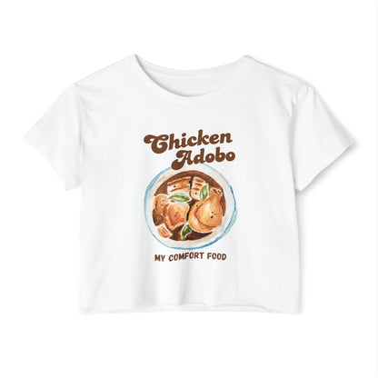 CHICKEN ADOBO 1 - Filipino Food (Crop Top)