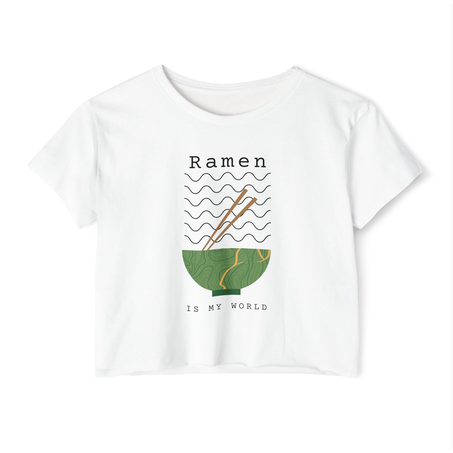 VEGETABLE RAMEN - Japanese Food (Crop Top)