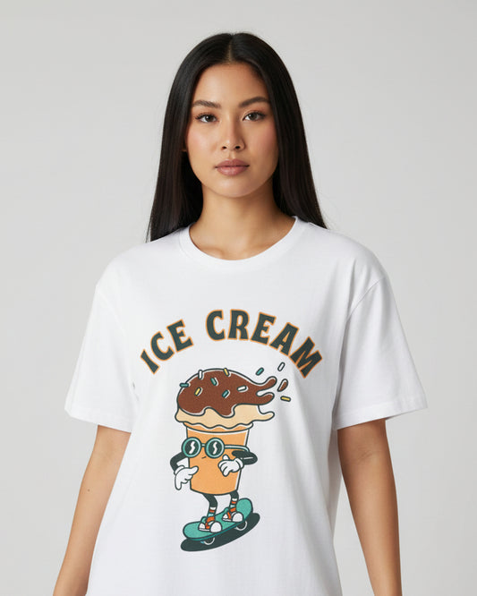 CHOCOLATE ICE CREAM - Dessert (Basic Tee)